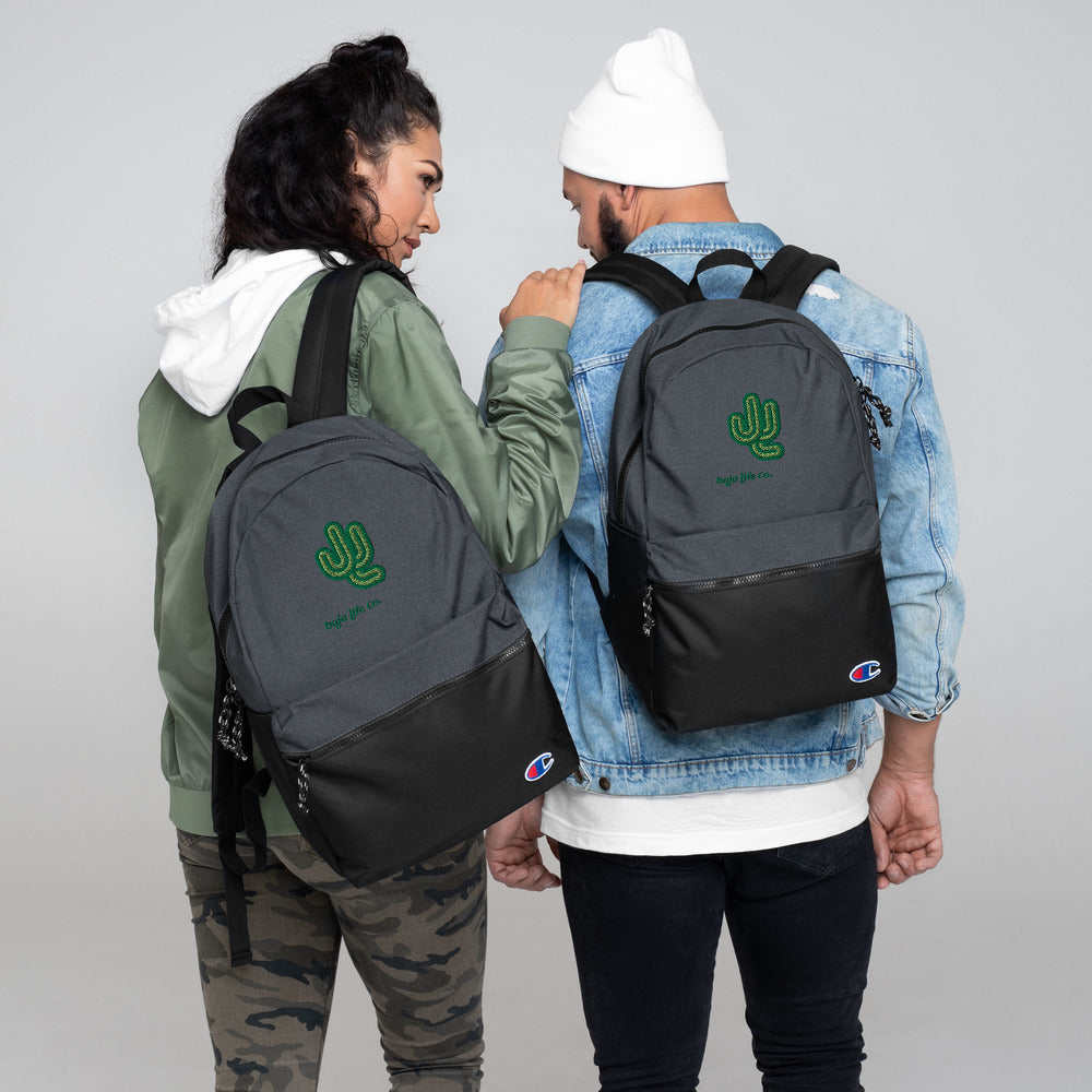 Baja Life Embroidered Champion Backpack