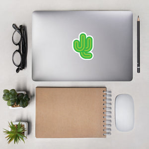 Monogram Cactus Bubble-free stickers